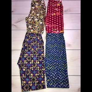 New 4 pair of LuLaRoe leggings fits size 0-12